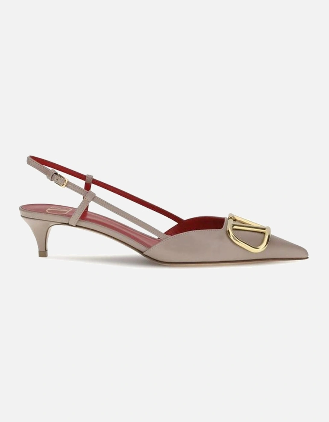 Decollete Slingback Pumps with Adjustable Buckle Women - Gray, 5 of 4