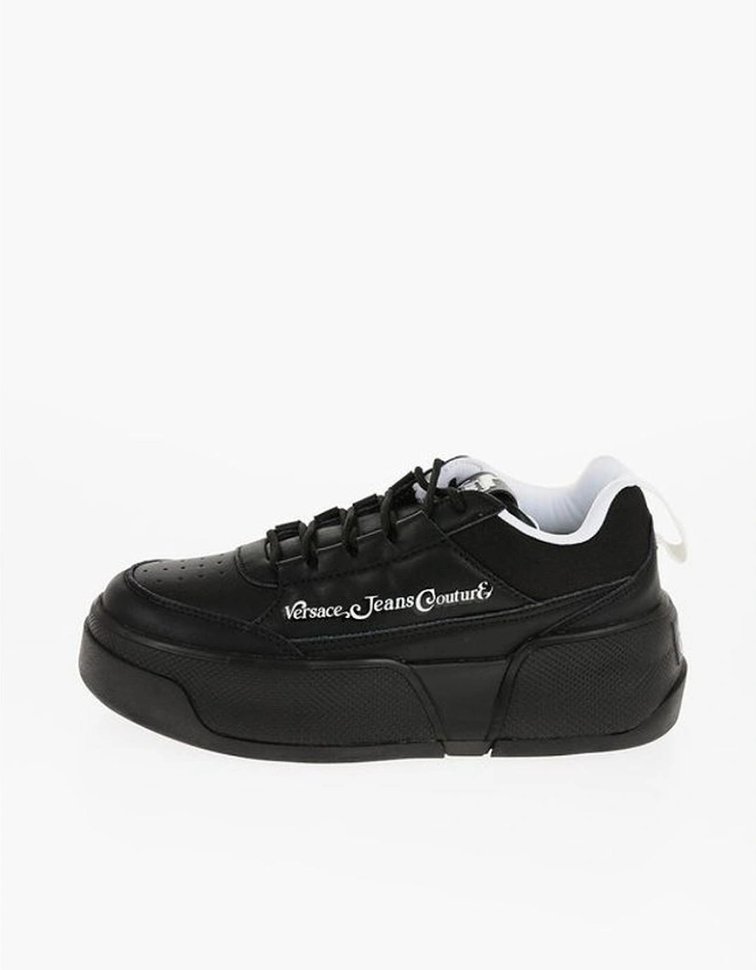 Canvas Logo Lace-Up Sneakers Women - Black