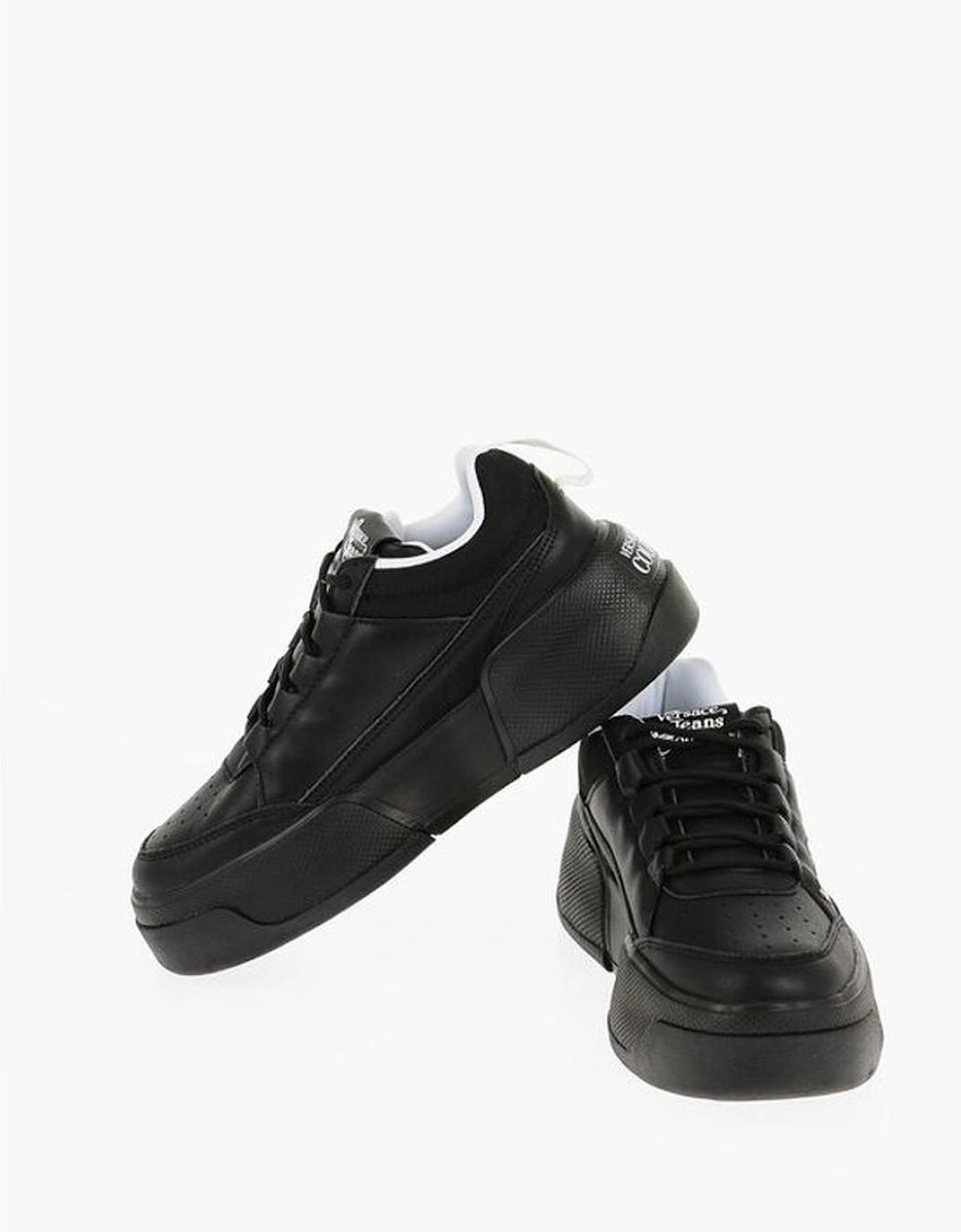 Canvas Logo Lace-Up Sneakers Women - Black, 5 of 4