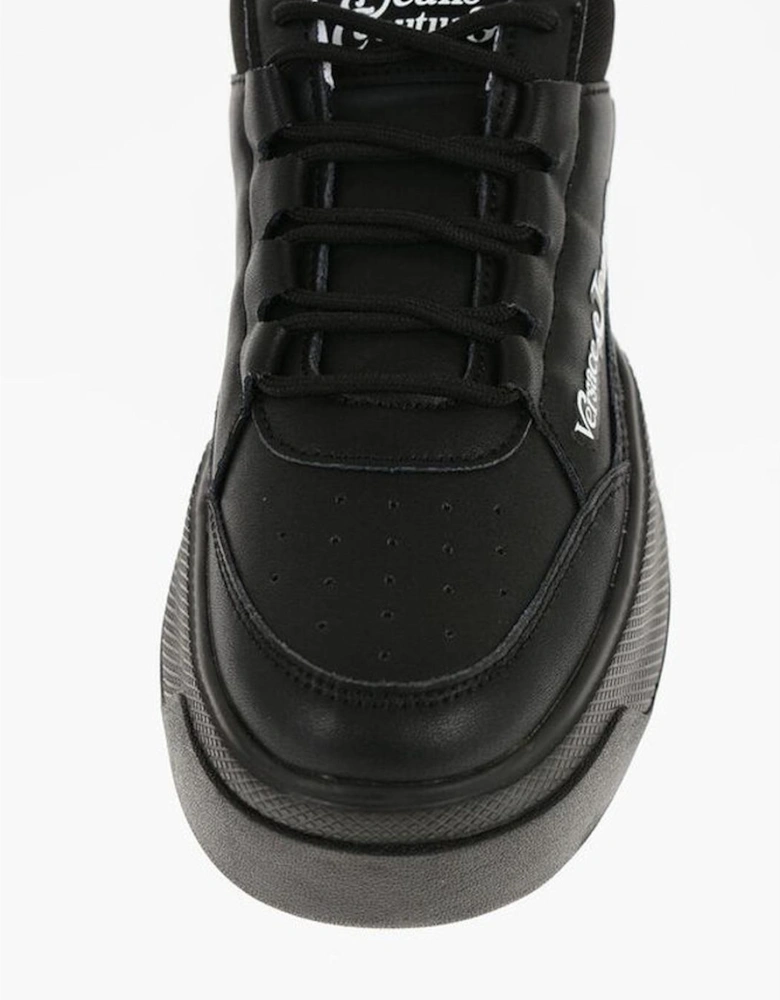 Canvas Logo Lace-Up Sneakers Women - Black