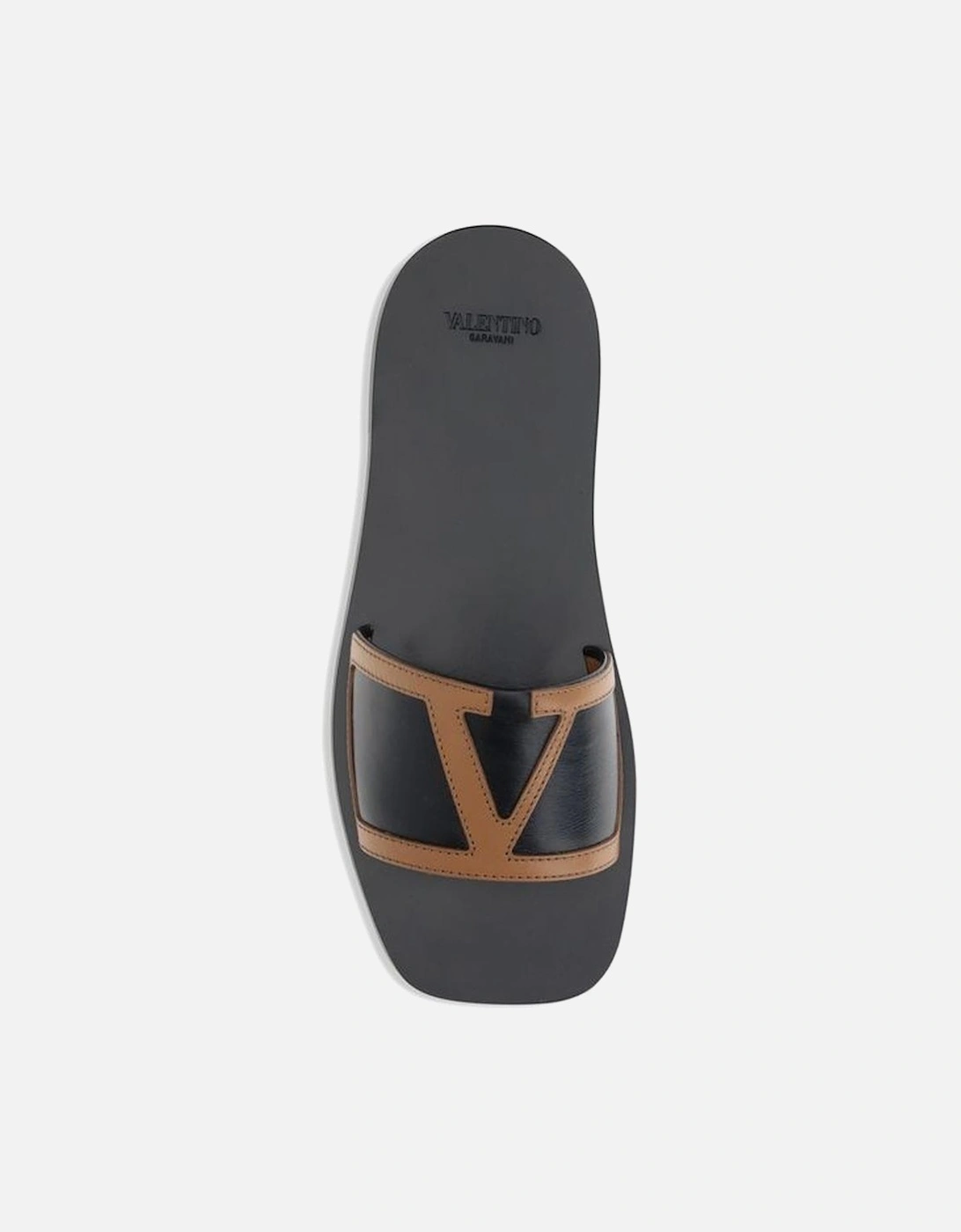 Viva Superstar Leather Square-Toe Sandals Women - Black