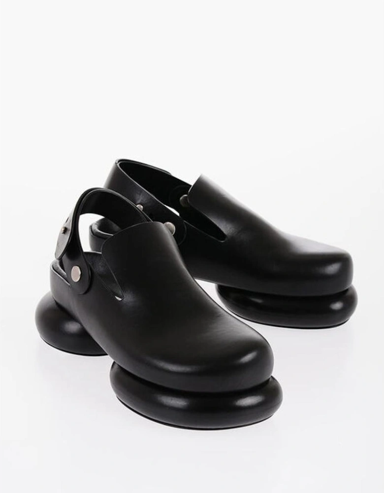 Slingback Rubber Sole Platform Sandals Women - Black