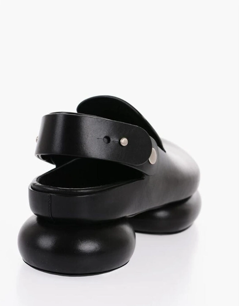 Slingback Rubber Sole Platform Sandals Women - Black