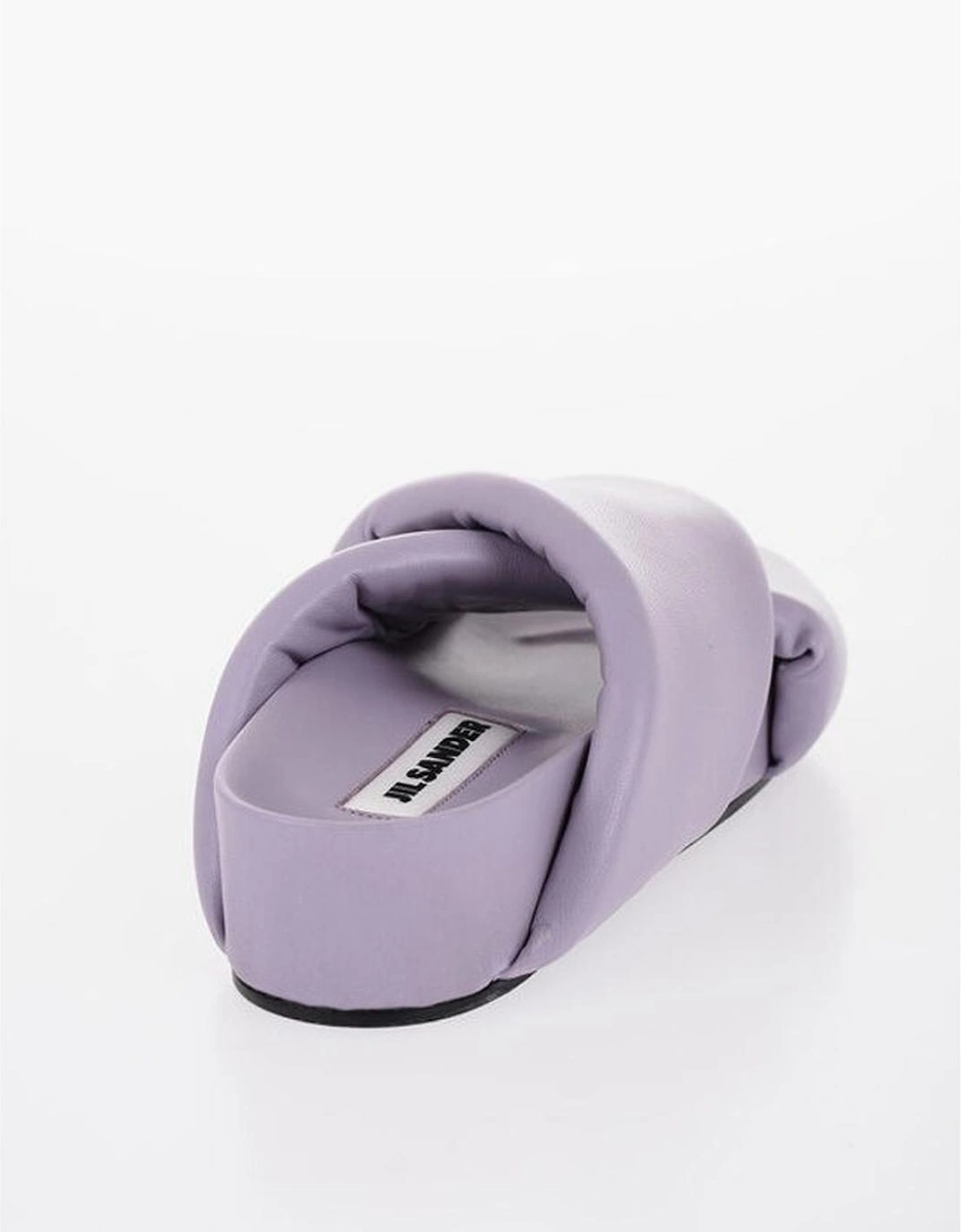 Leather Sole Purple Shoes Women Sandals