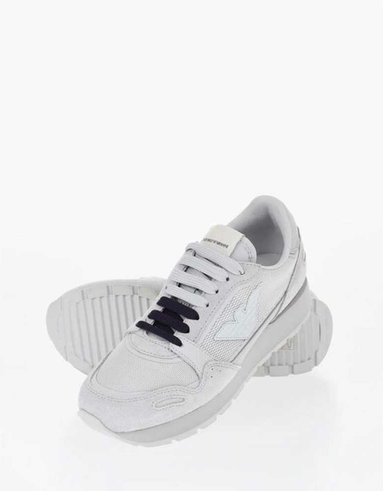 Lace-Up Sneakers with Rubber Sole Women - Gray