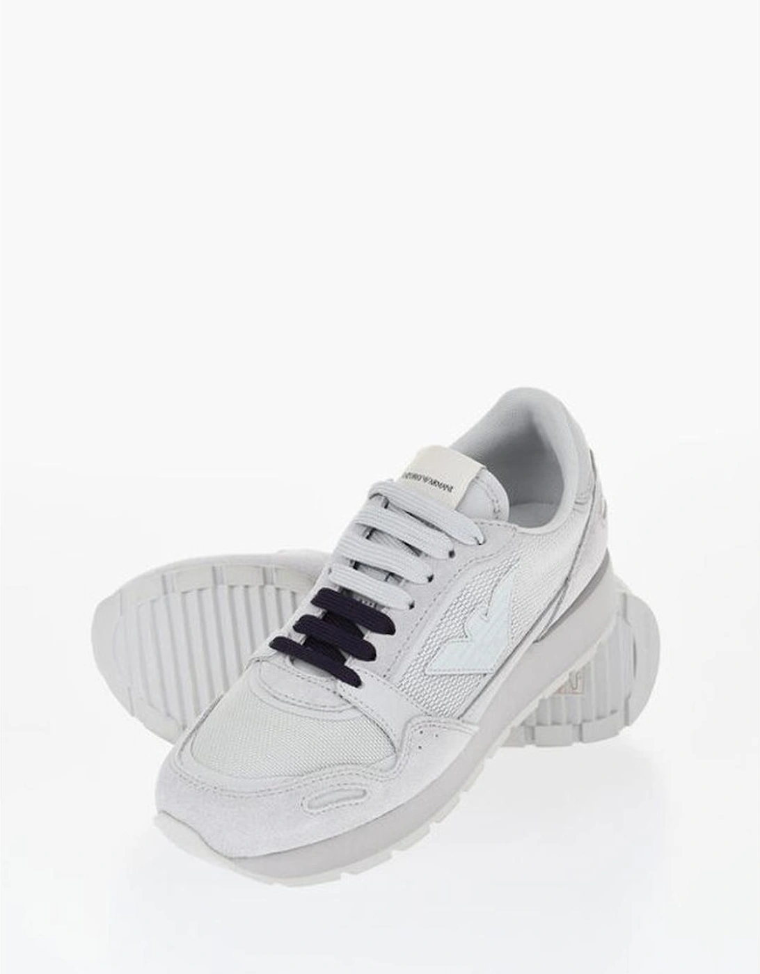 Lace-Up Sneakers with Rubber Sole Women - Gray, 5 of 4