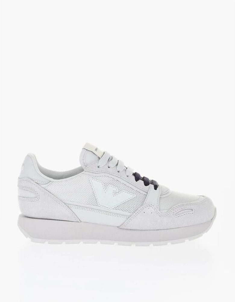 Lace-Up Sneakers with Rubber Sole Women - Gray