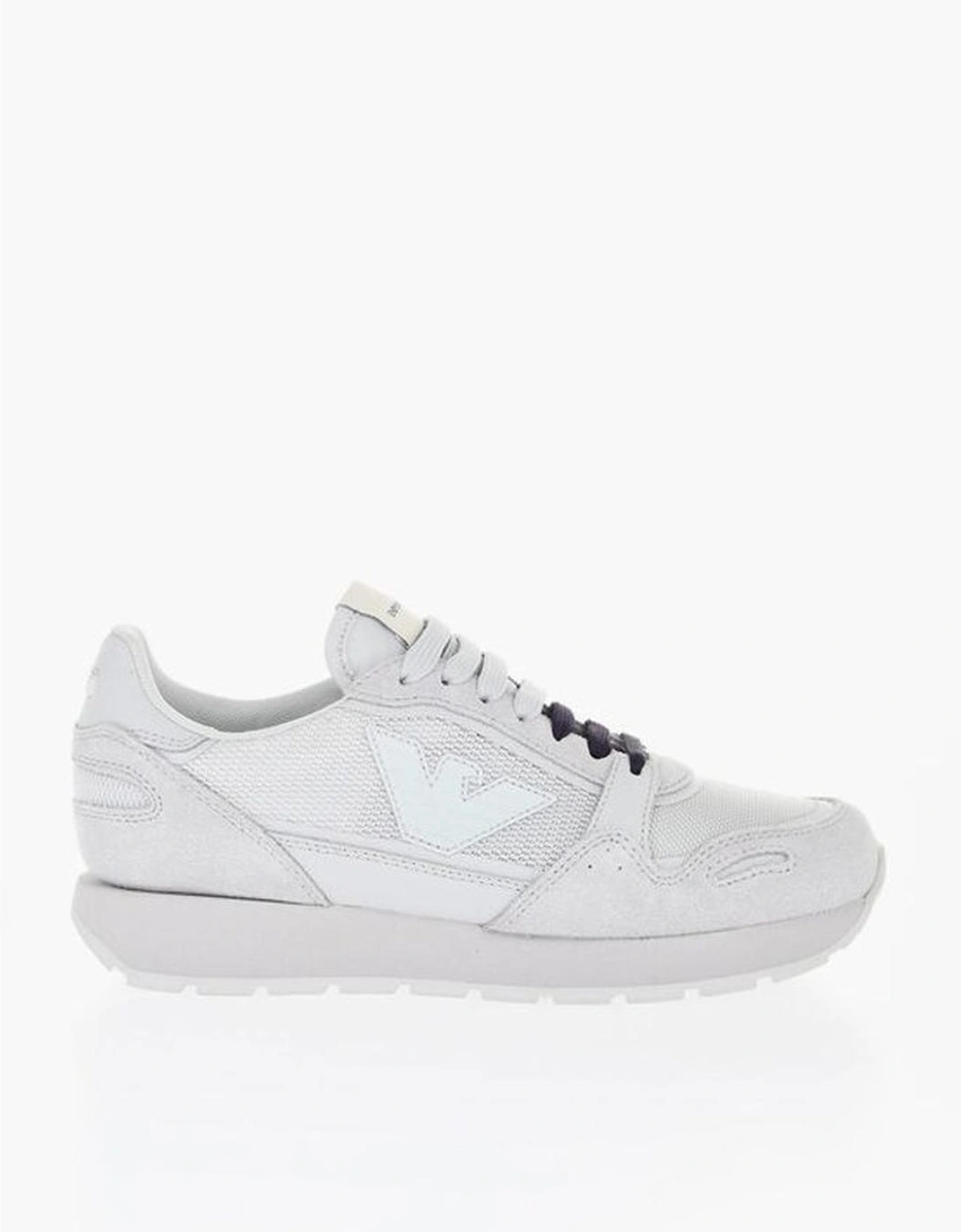 Lace-Up Sneakers with Rubber Sole Women - Gray