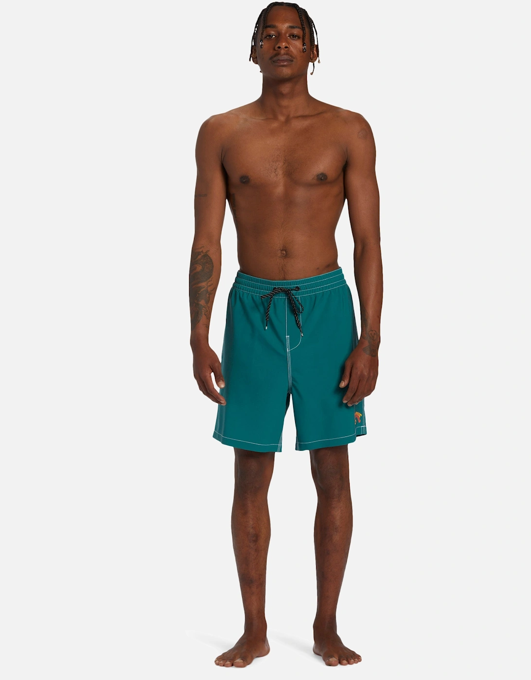 Mens Riot Layback 18.5" Swim Shorts, 2 of 1