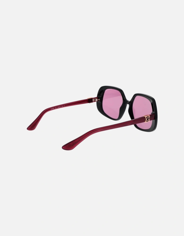 Rectangle Full-Rim Sunglasses with UV Protection Women - Black