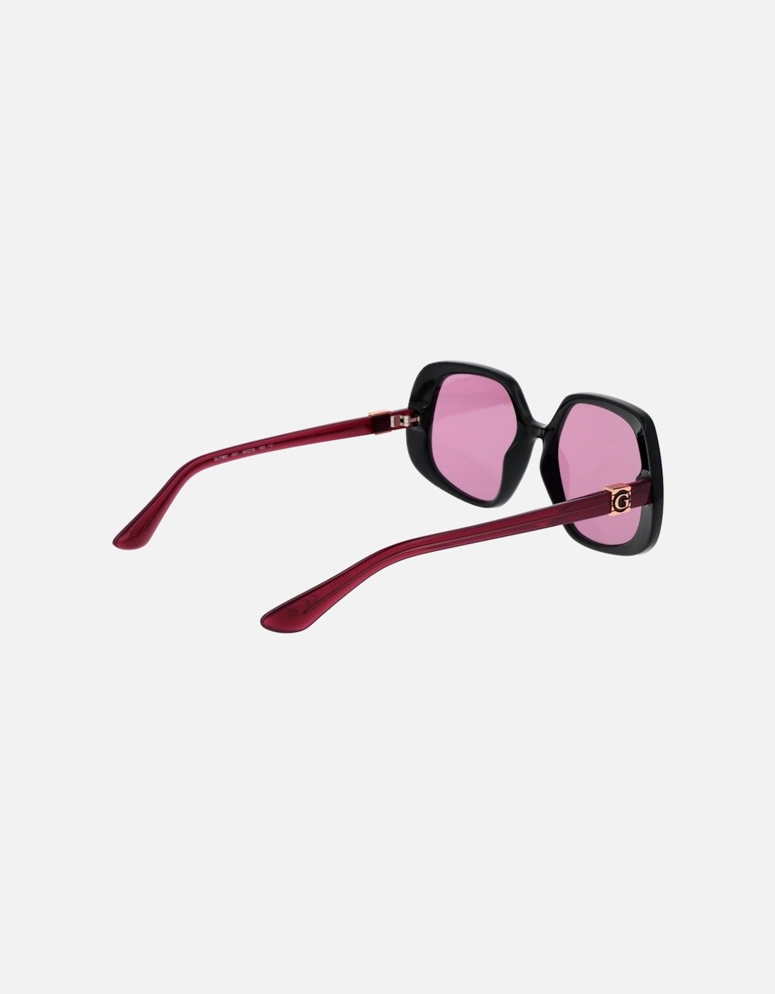 Rectangle Full-Rim Sunglasses with UV Protection Women - Black