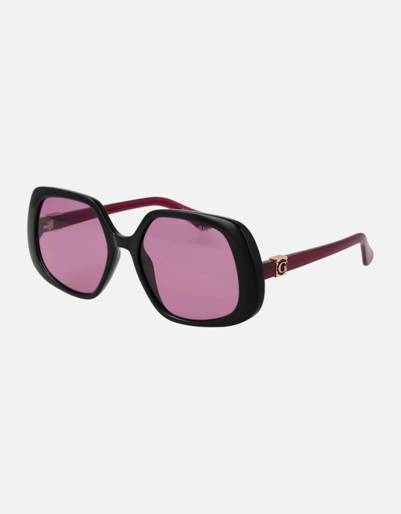 Rectangle Full-Rim Sunglasses with UV Protection Women - Black
