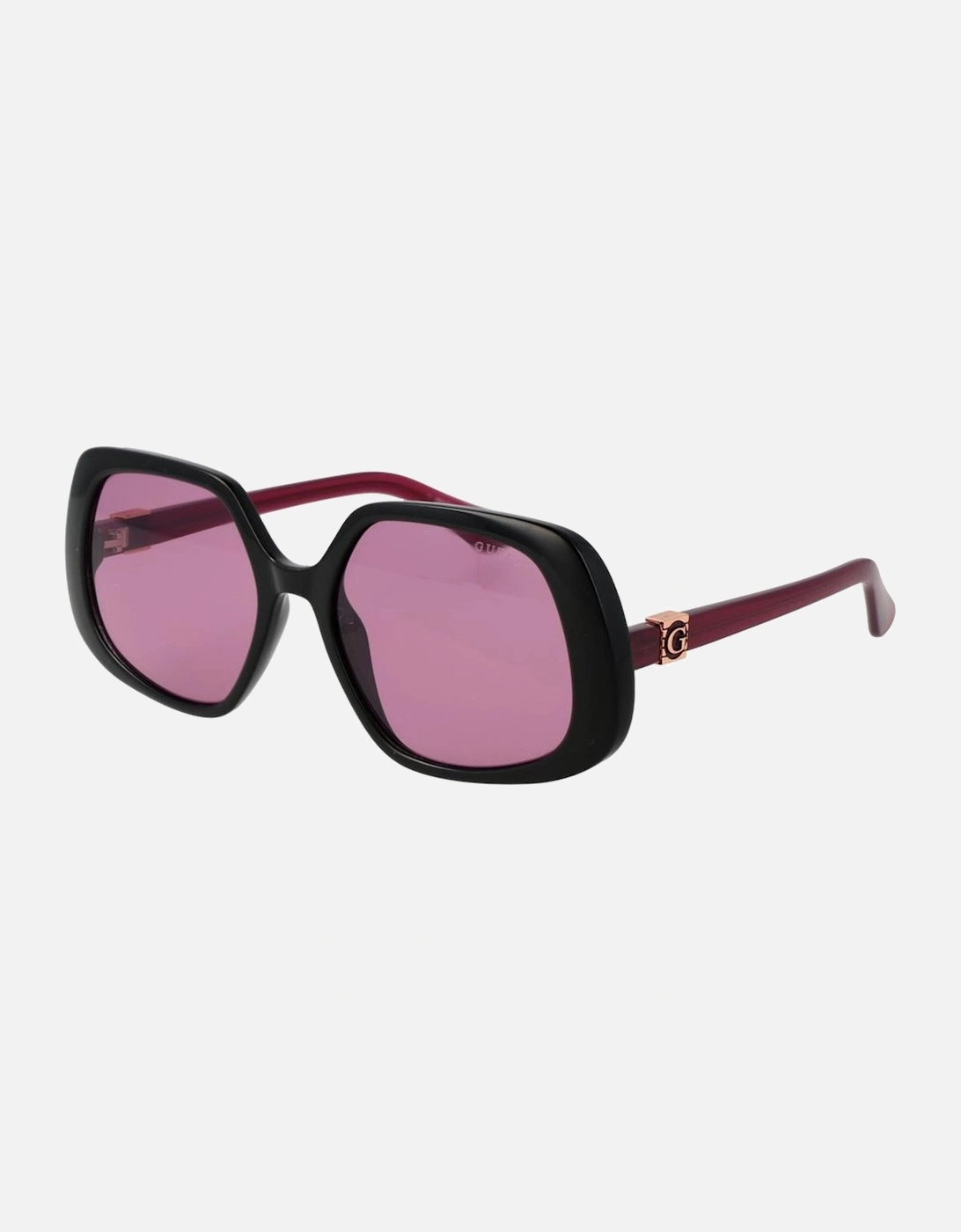 Rectangle Full-Rim Sunglasses with UV Protection Women - Black, 4 of 3