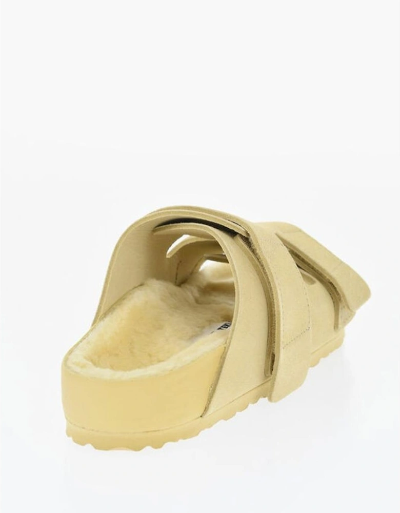 Velcro Closure Round Toe Regular Fit Sneakers Women - Yellow Sandals