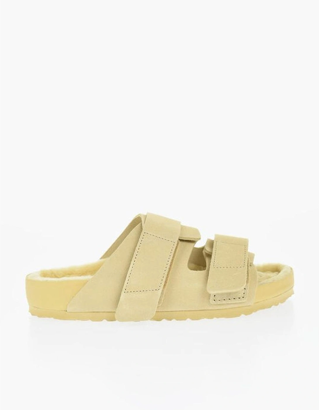 Velcro Closure Round Toe Regular Fit Sneakers Women - Yellow Sandals