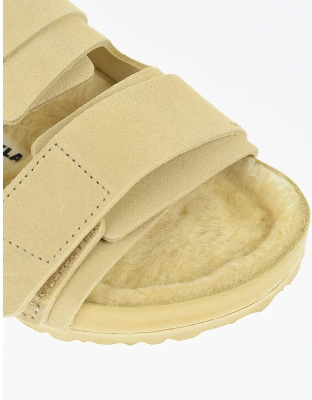 Velcro Closure Round Toe Regular Fit Sneakers Women - Yellow Sandals