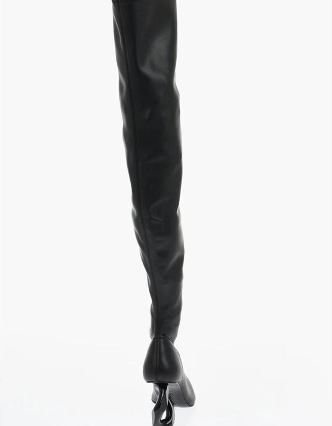 Leather Sole Zip Pull-On Boots Women - Black