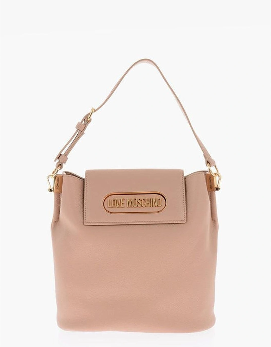 Eco-Leather Adjustable Shoulder Bag Women - Beige, 5 of 4