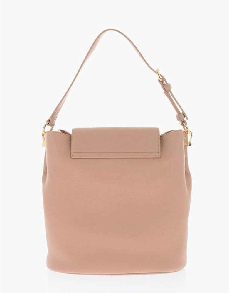 Eco-Leather Adjustable Shoulder Bag Women - Beige