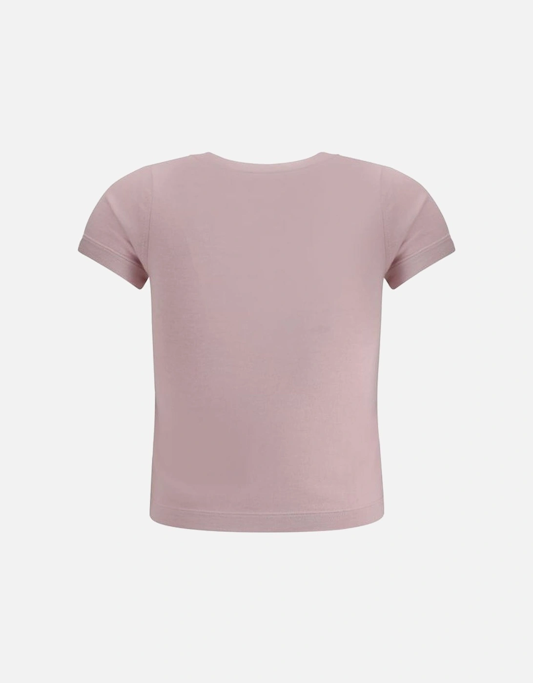 Knit Cashmere-Cotton Cropped T-Shirt Women - Multicolor