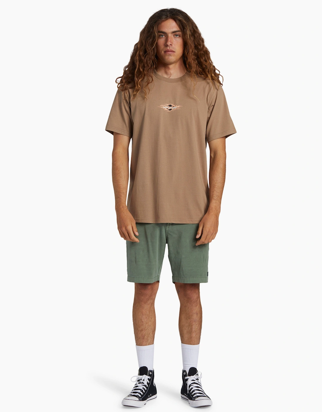 Billabong Men's Billabong Mens Tall Tale Short Sleeve T-Shirt - Brown