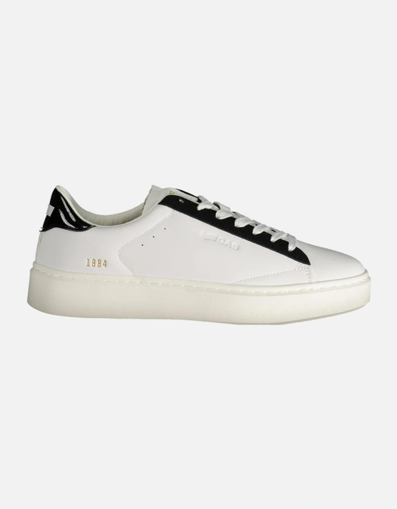 Leonard Mix Sneakers with Contrasting Details Women - White