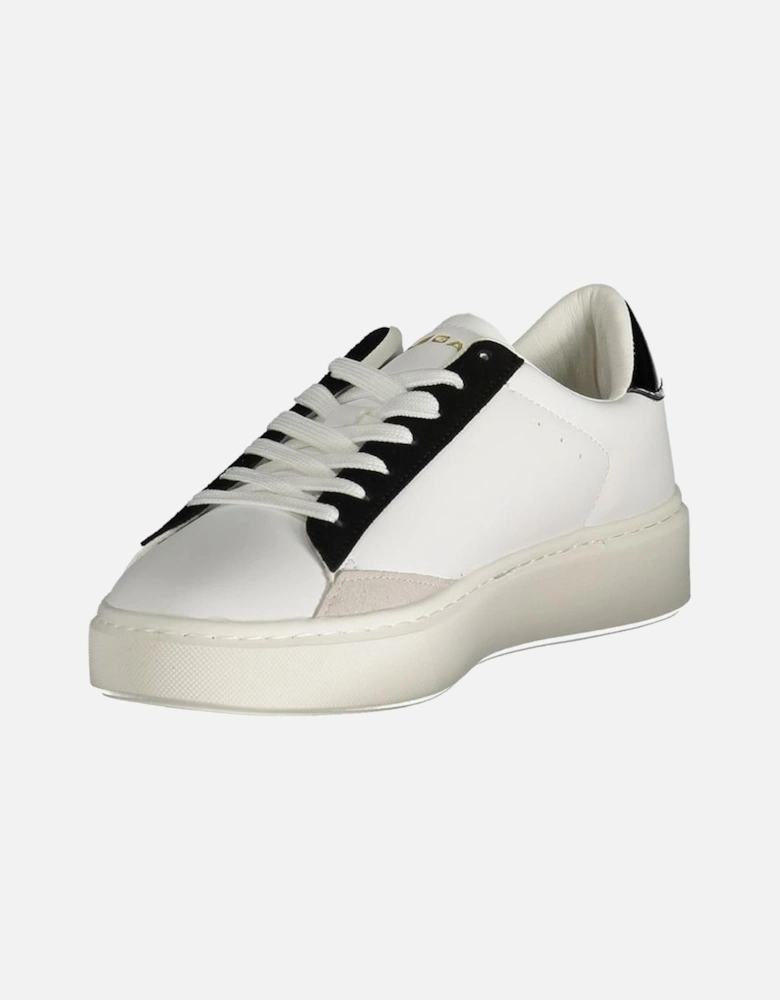 Leonard Mix Sneakers with Contrasting Details Women - White