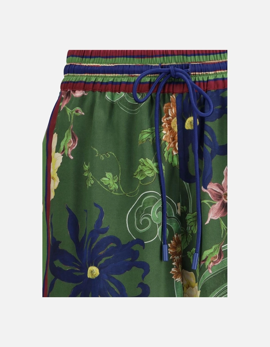 Silk Floral Wide-Leg Avery Pants Women - Multicolor Jeans