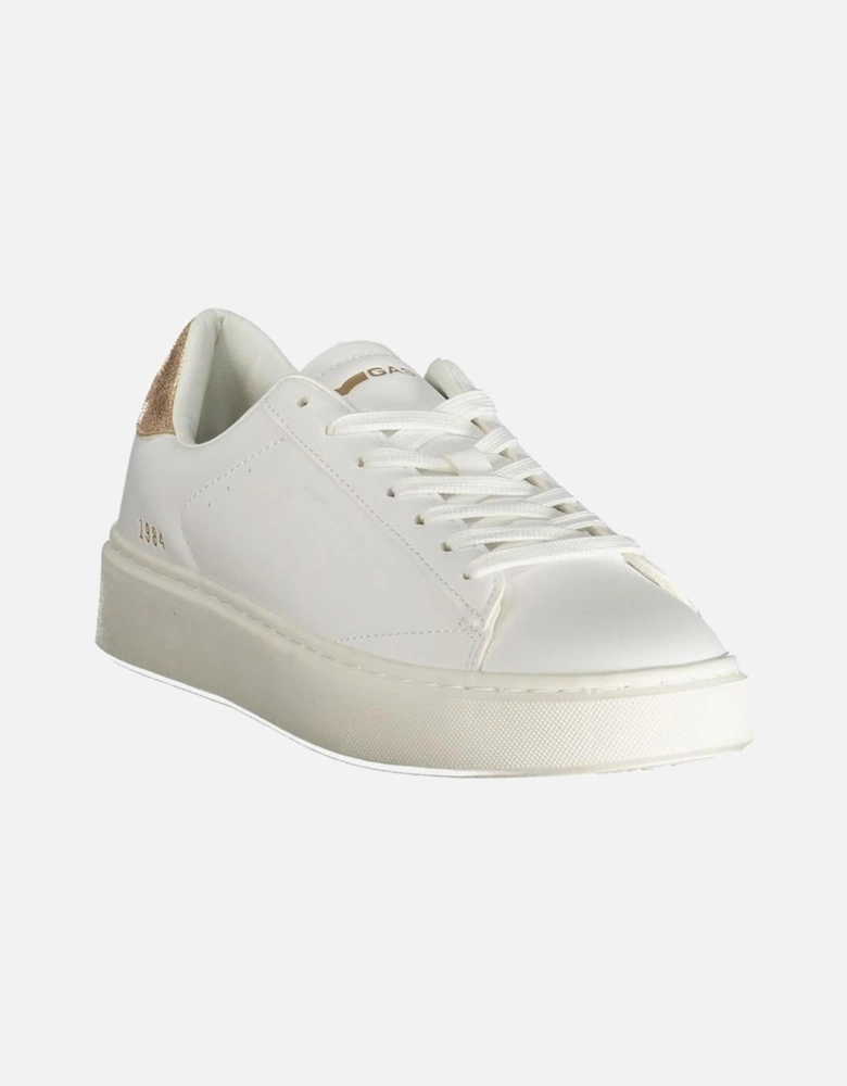 Leonard LTX Sneaker with Bronze Accents Women - White