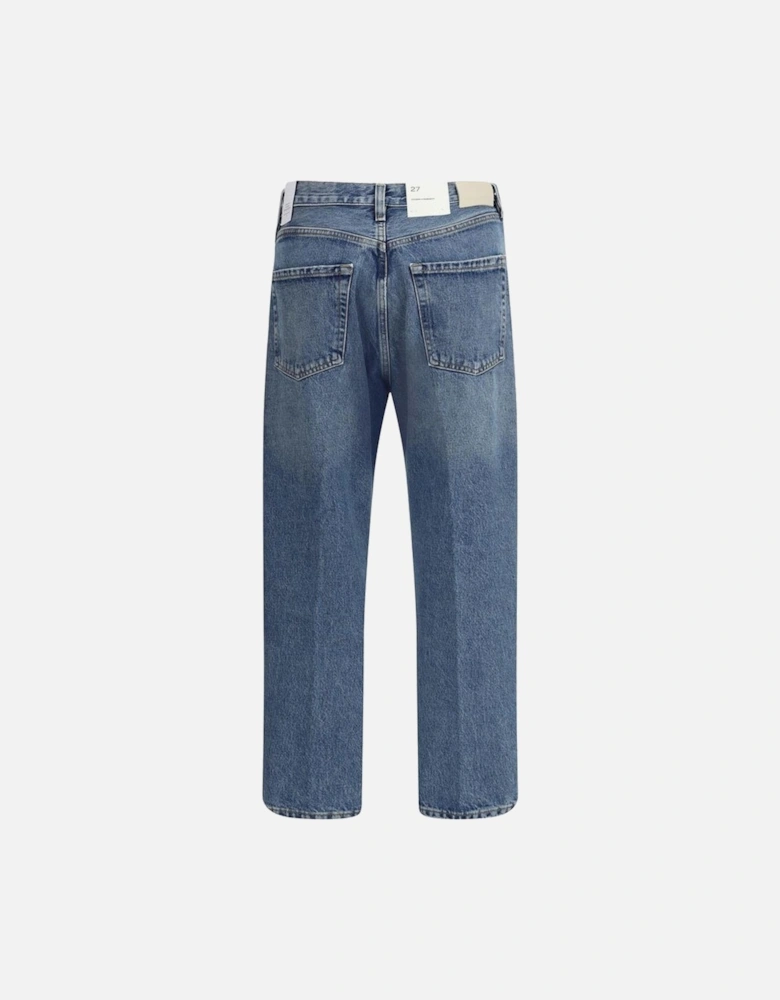 Mid-Rise Winslow Jeans with Adjustable Drawstring Women - Light Blue