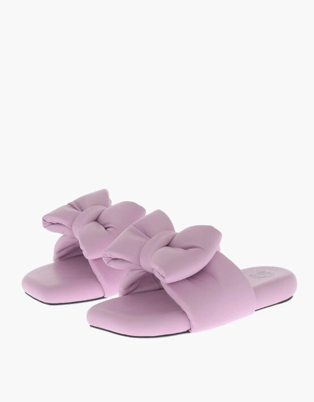 Leather Slip-On Shoes with Rubber Sole Women - Multicolor Sandals, 6 of 5
