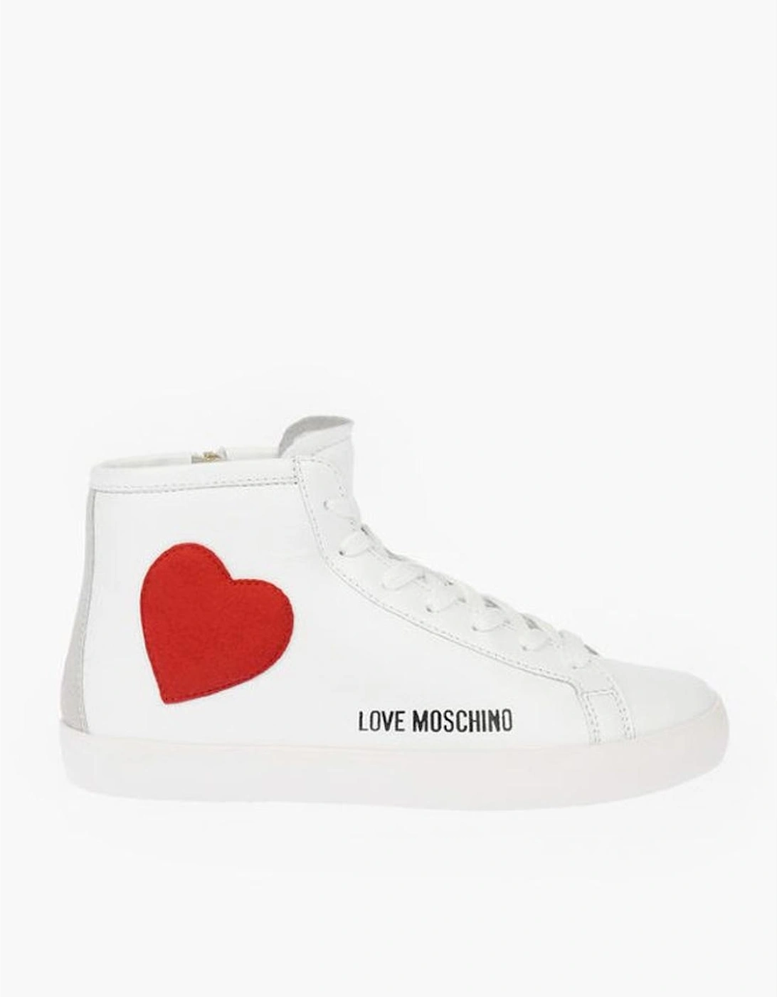 Suede Leather Lace-Up Sneakers Women - White