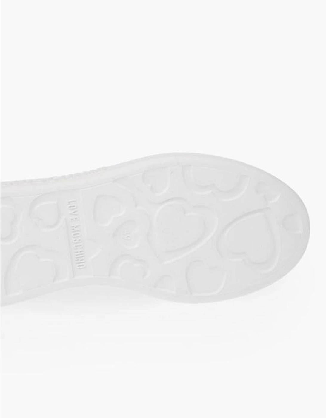Embroidery Pull-On Shoes with Rubber Sole Women - Black And White
