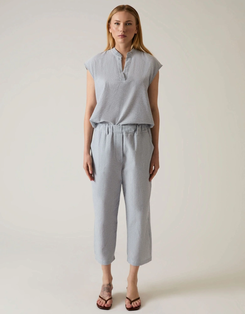 Striped Cotton Trousers - VIP
