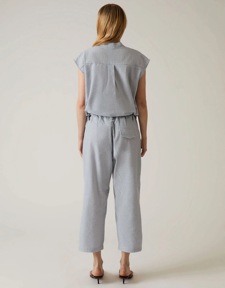 Striped Cotton Trousers - VIP