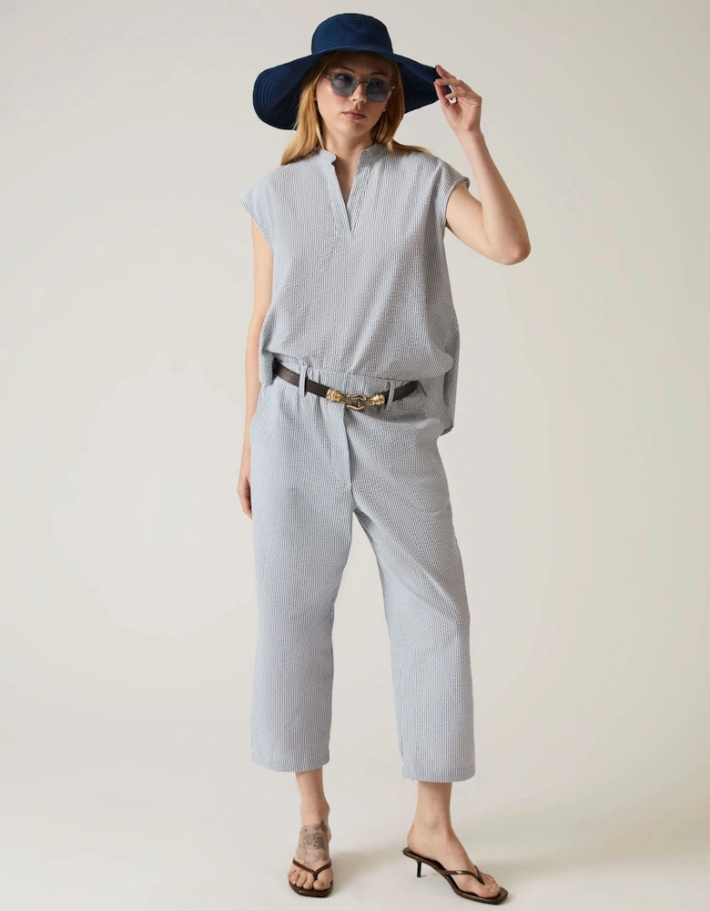 Striped Cotton Trousers - VIP