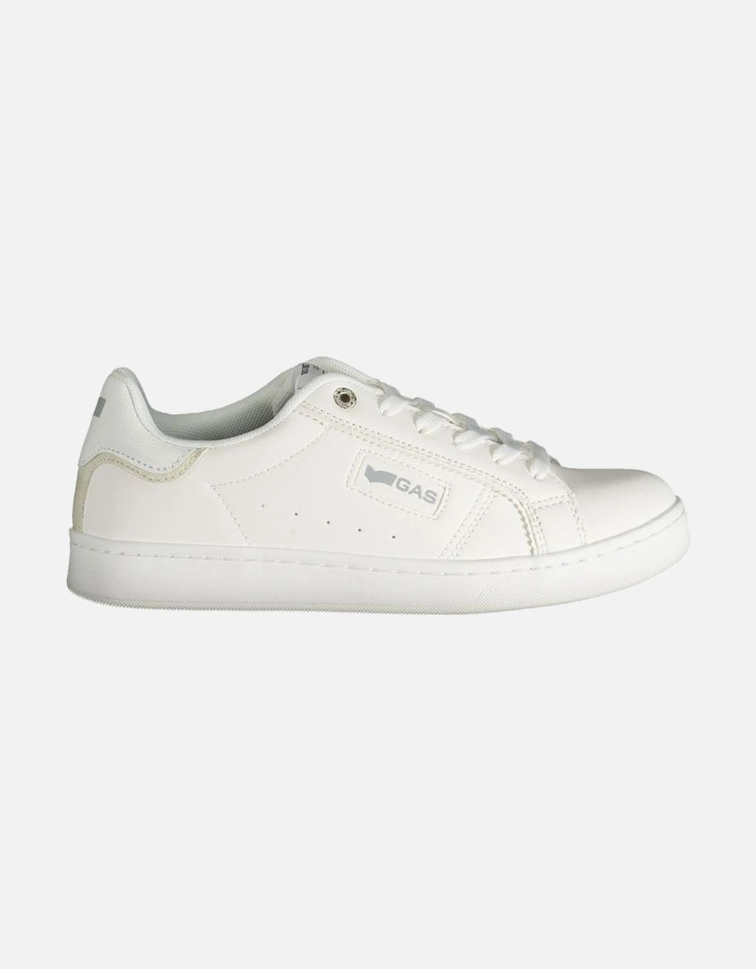 Edgy Textured Sneakers with Bold Logo Women - White, 4 of 3