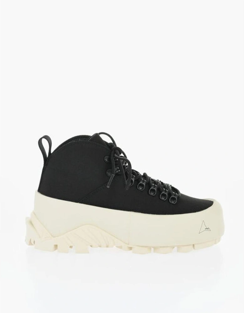 Logo Rubber Sole Sneakers Women - Black Boots