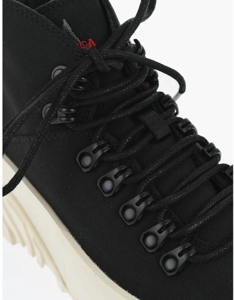 Logo Rubber Sole Sneakers Women - Black Boots