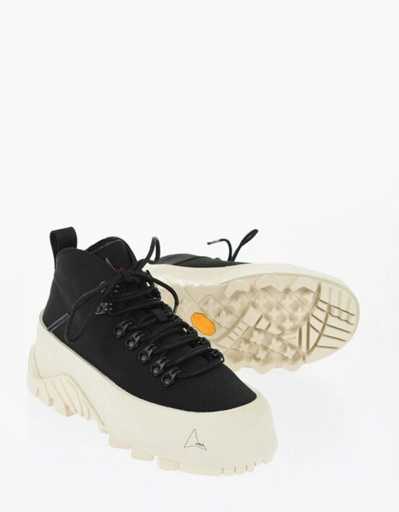 Logo Rubber Sole Sneakers Women - Black Boots