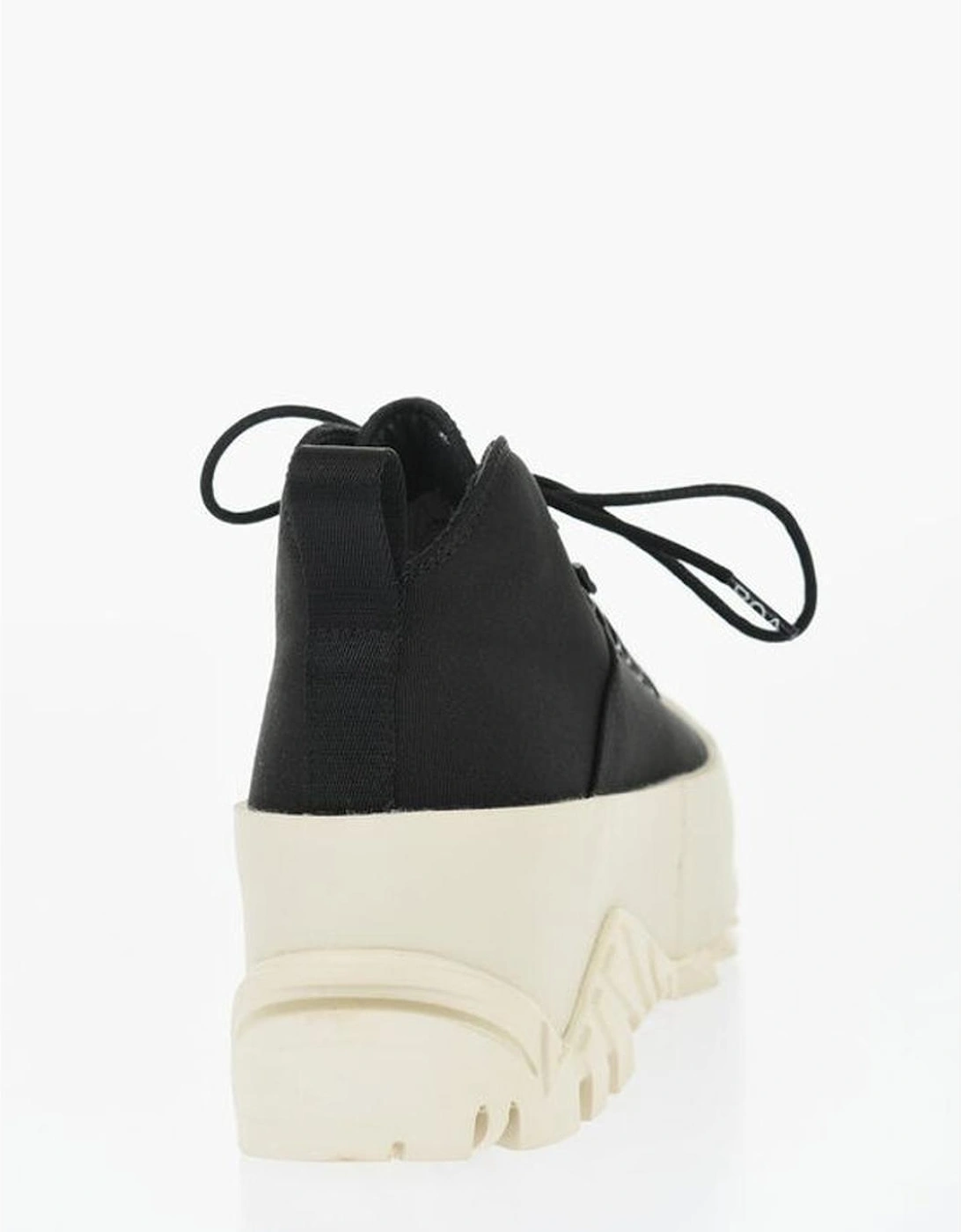 Logo Rubber Sole Sneakers Women - Black Boots