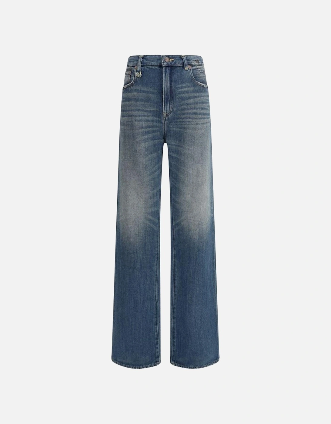 Jane Flare Jeans with Five-Pocket Design Women - Blue Jeans, 4 of 3