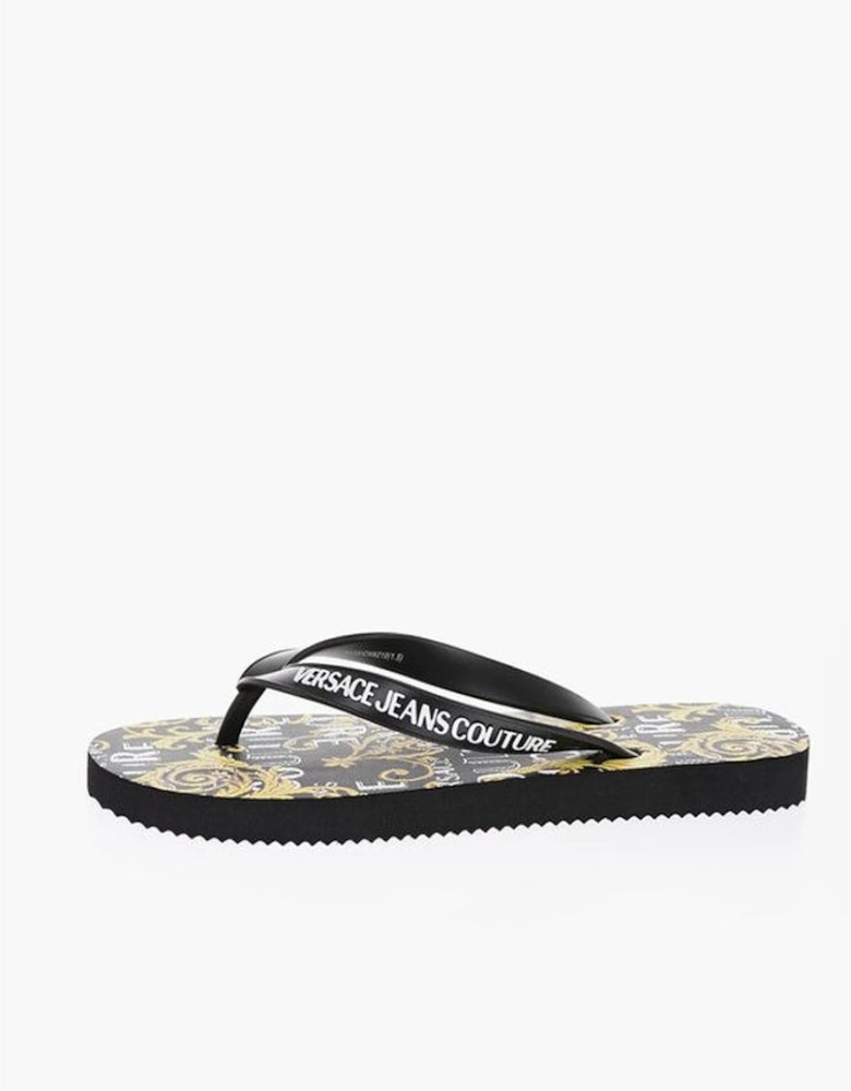 Logo Print Rubber Sole Sneakers Women - Yellow Sandals