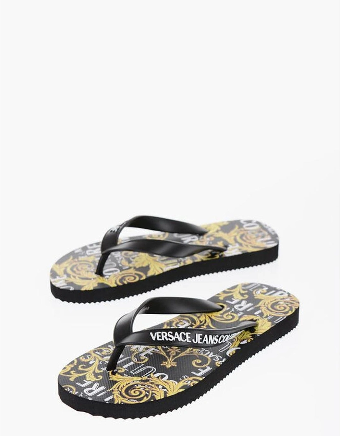 Logo Print Rubber Sole Sneakers Women - Yellow Sandals, 5 of 4