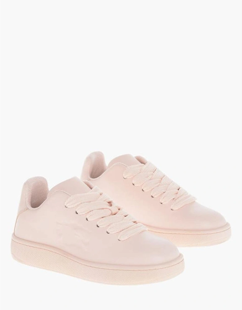 Lace-Up Leather Sneakers with Logo Women - Multicolor