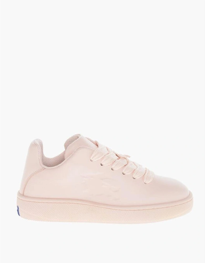 Lace-Up Leather Sneakers with Logo Women - Multicolor