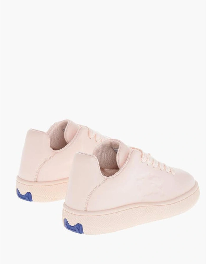 Lace-Up Leather Sneakers with Logo Women - Multicolor