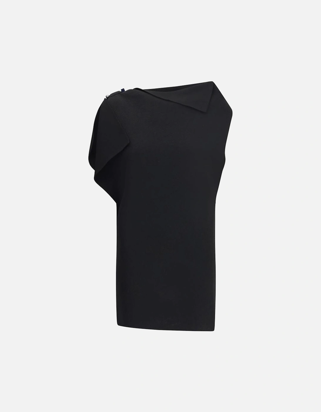 Trapeze Mini Dress with Brooch Detail Women - Black Dresses, 4 of 3