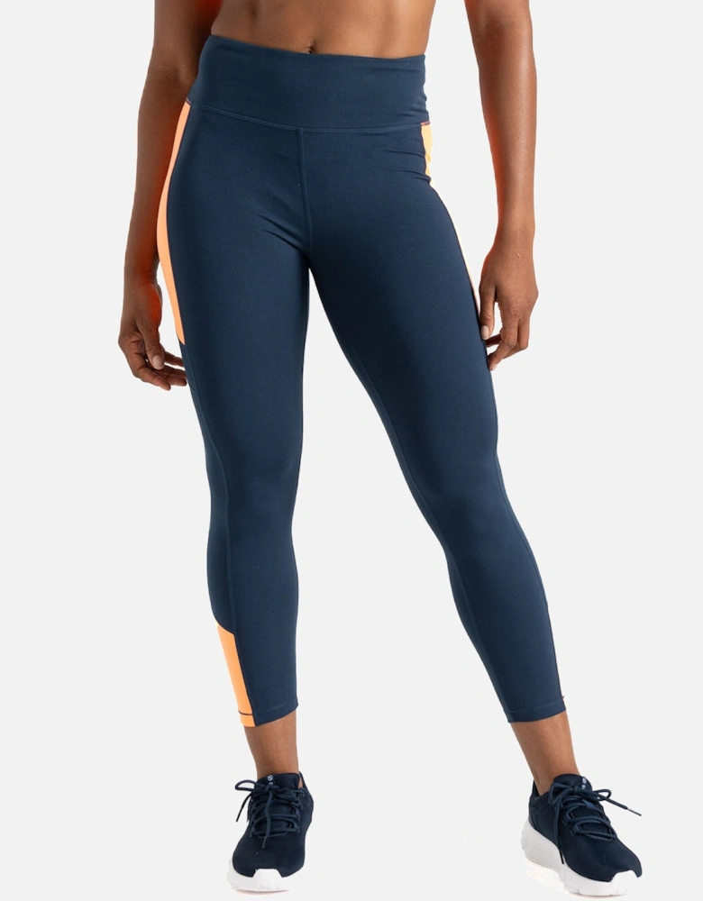 Womens Move II Outdoor Fitness Gym Leggings - Moonlight Denim