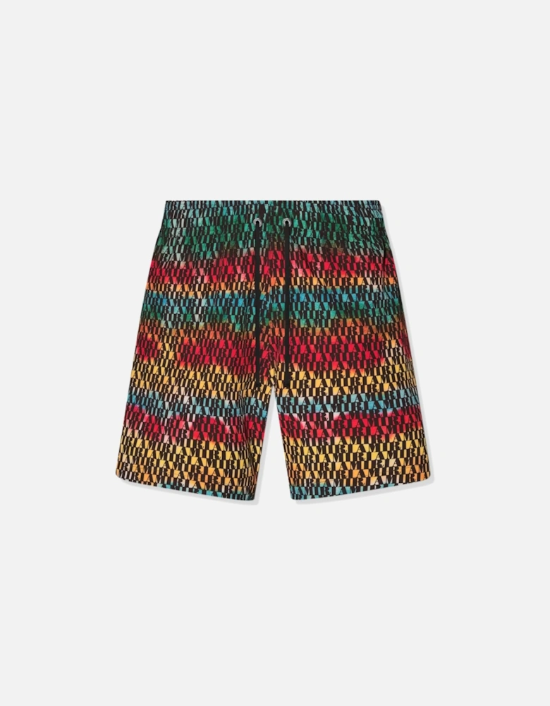 ALL OVER SWIM SHORTS MULTI